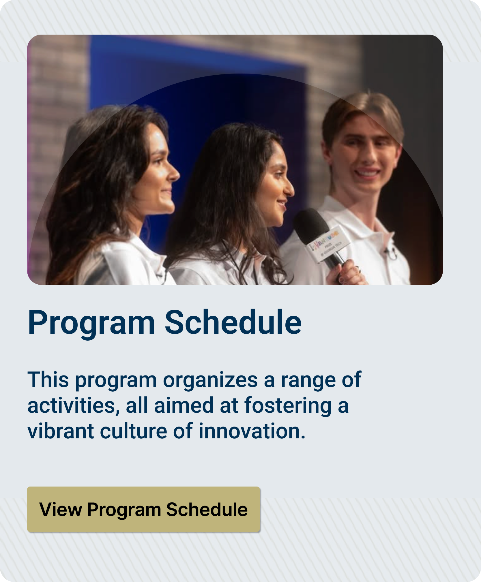 Program Schedule